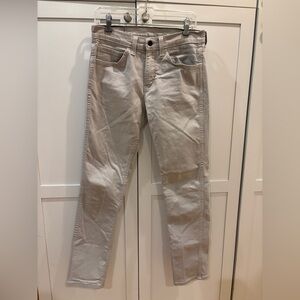 Levis 511 Jeans Men's 31 x 32 Skinny Fit Stretch Cotton Light Gray Classic